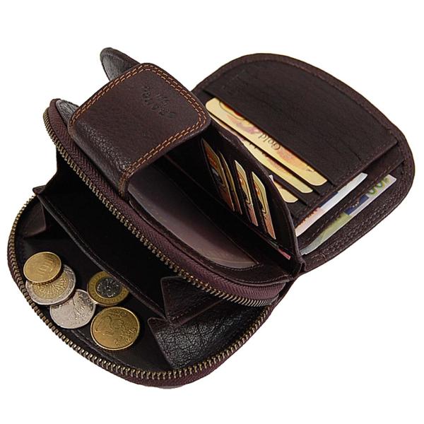 Stylische Damenbörse Damen Geldbörse Leder Portemonnaie Geldbeutel Börse 70538